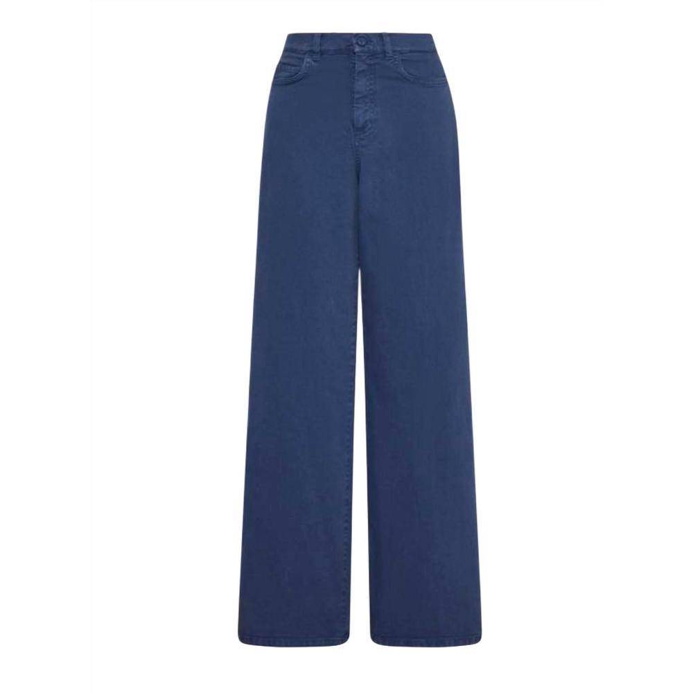 NEW MARELLA women gladis wide-leg jeans in blue